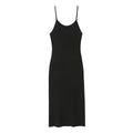 Simple and sexy knitted camisole long skirt